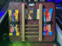 Barkanister schwarz mit Beleuchtung